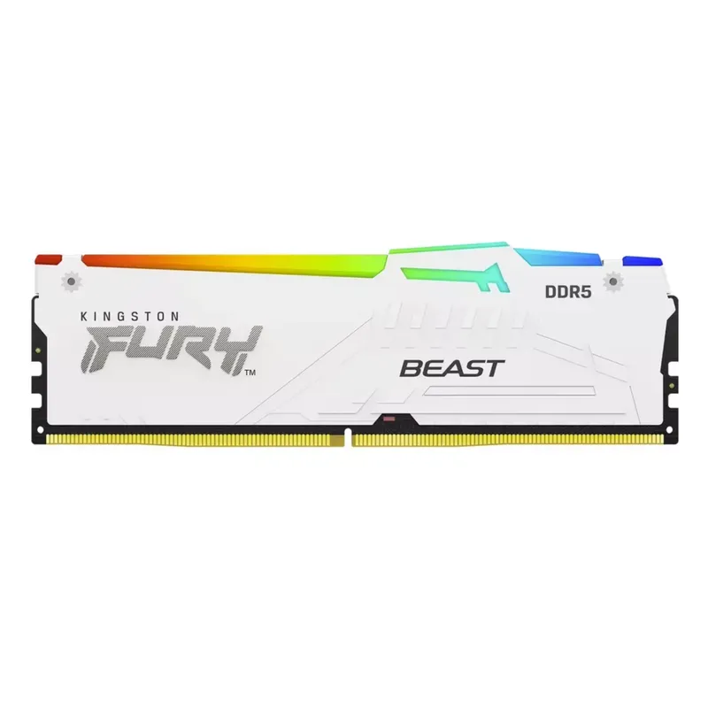 Kingston FURY White RGB 32G(2x - огляд і ціна 64Gb Ddr5 6000Mhz Cl30 2X32Gb Desktop