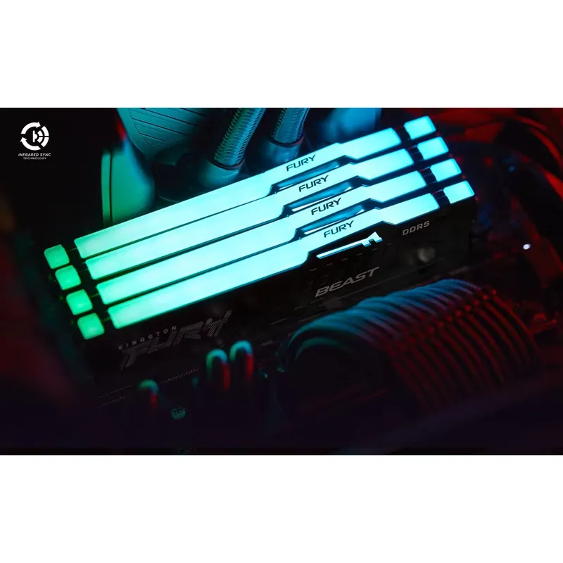 Kingston FURY White RGB 32G(2x - огляд і ціна 64Gb Ddr5 6000Mhz Cl30 2X32Gb Desktop